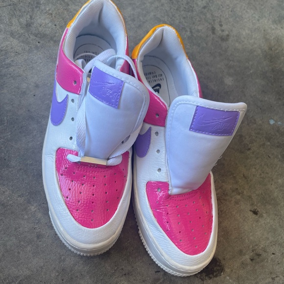 platform nike air force ones